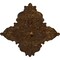 Ekena Millwork Melchor Diamond Medallion (Canopies up to 4"), 67 1/4"W x 43 3/8"H x 4"ID x 2"P, Root Beer Crackle CM70X43MLRBC - alternate 3